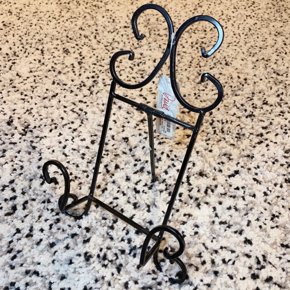 David Allen Black Magazine Newspaper Holder Rack